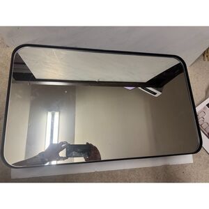Haslem Recessed Framed Medicine Cabinet with Mirror and Adjustable Shelves